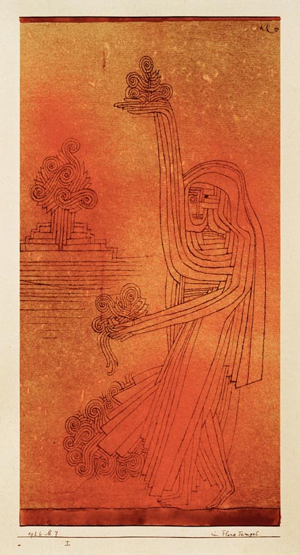 im Flora Tempel, 1926, 37 (M7). od Paul Klee