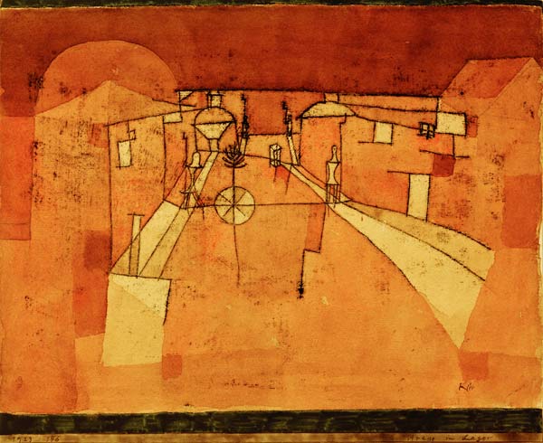 Strasse im Lager, 1923, 146. od Paul Klee