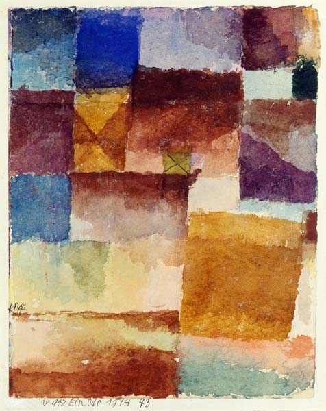 In der Einoede, 1914.43. (Kamel in der od Paul Klee
