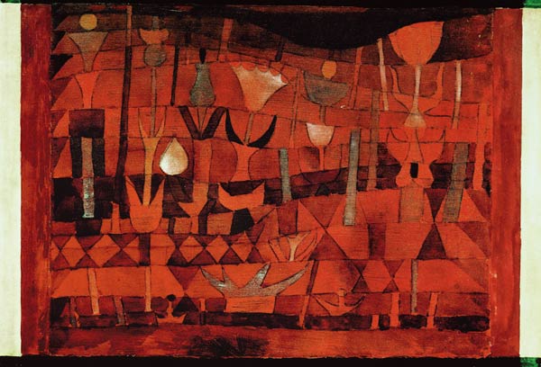 Indischer Blumengarten, 1922. od Paul Klee
