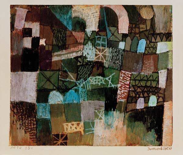 Innenarchitektur, 1914.134 od Paul Klee