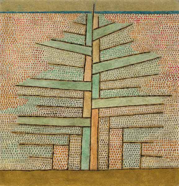 Borovice od Paul Klee