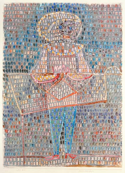 Boy dressed up od Paul Klee