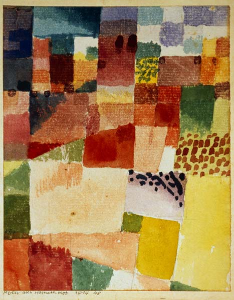 Motiv aus Hamammet, 1914. od Paul Klee