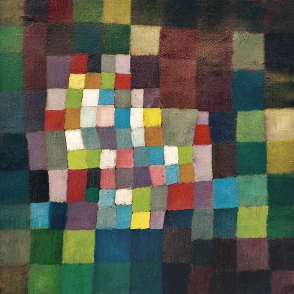 Abstract mit Bezug auf einen od Paul Klee