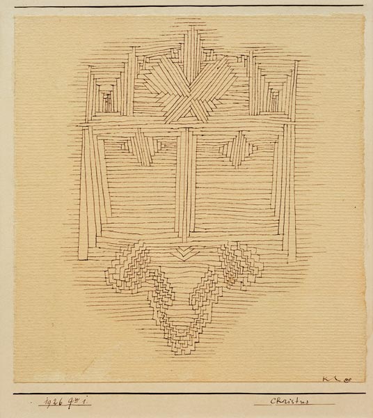 Christus, 1926, 71. od Paul Klee