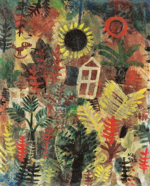 Garden landscape. od Paul Klee
