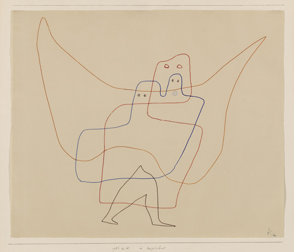 V andělském klobouku - Paul Klee od Paul Klee