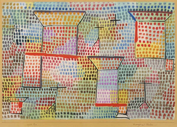 Crosses and columns od Paul Klee