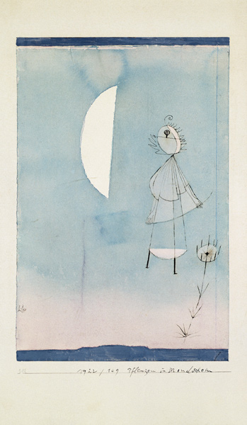 Plants in the Moonlight od Paul Klee