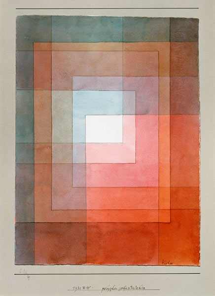 polyphon gefasstes Weiss, 1930, 140. od Paul Klee