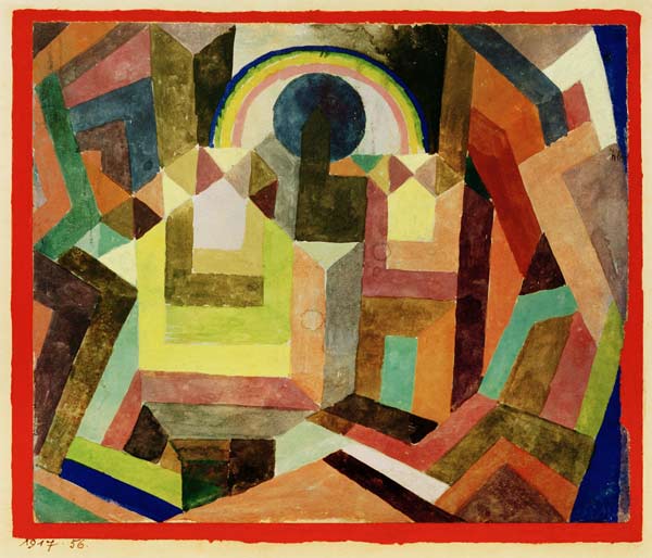 mit dem Regenbogen, 1917, 56. od Paul Klee