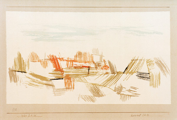 Reisebild 3.H.25, 1929.325. od Paul Klee