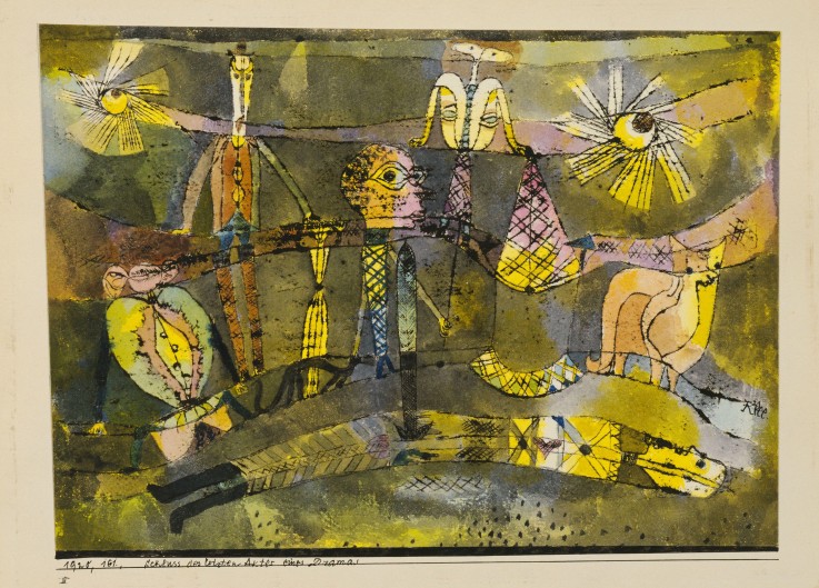 The End of the Last Act of a Drama od Paul Klee