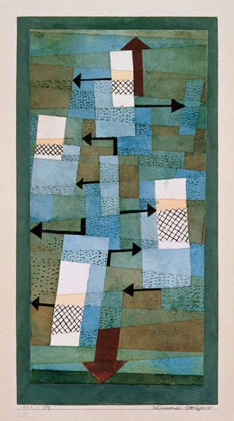 Schwankendes Gleichgewicht, 1922, 159. od Paul Klee