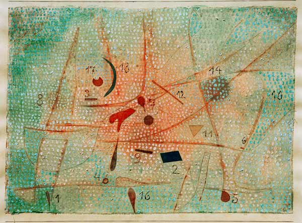 siebzehn Gewuerze, od Paul Klee