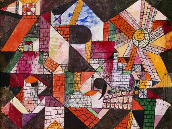 Stadt R, 1919/205. od Paul Klee