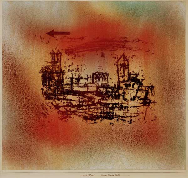 Sturm ueber der Stadt, od Paul Klee