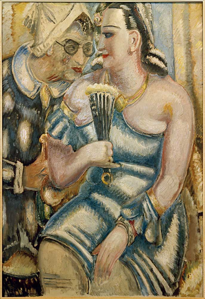The painter and his wife in carnival costume od Paul Kleinschmidt