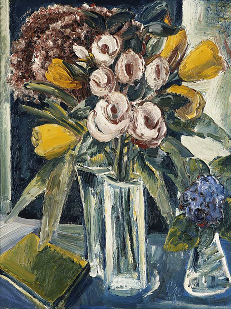 Still Life of Flowers; Stilleben mit Blumen, 1929 od Paul Kleinschmidt