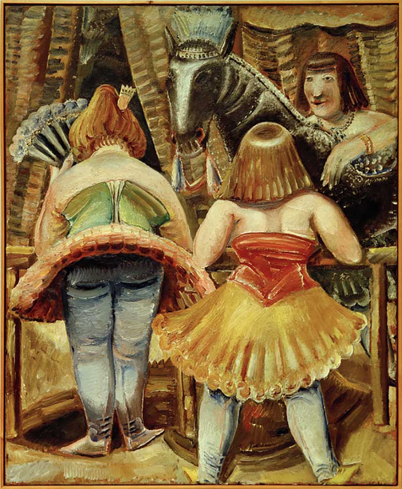 Three women circus horse od Paul Kleinschmidt