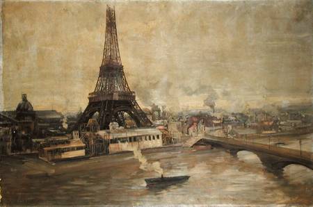 The Construction of the Eiffel Tower od Paul Louis Delance