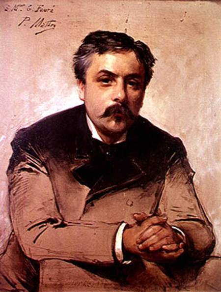 Portrait of Gabriel Faure (1845-1924) od Paul Mathey