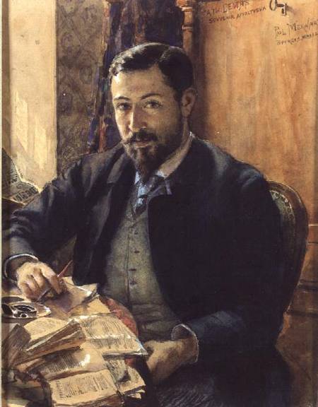Portrait of Thomas Lemas od Paul Merwart
