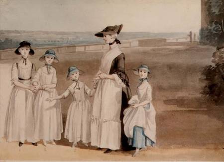 Daughters of the Earl Waldegrave od Paul Sandby