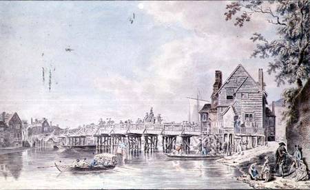 The Old Bridge at Windsor od Paul Sandby