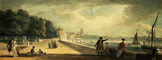 View of the City from the Terrace of Somerset House od Paul Sandby