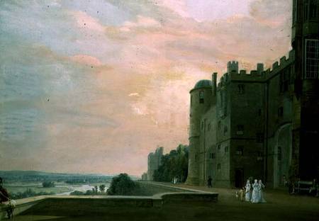 Windsor Castle: North Terrace od Paul Sandby