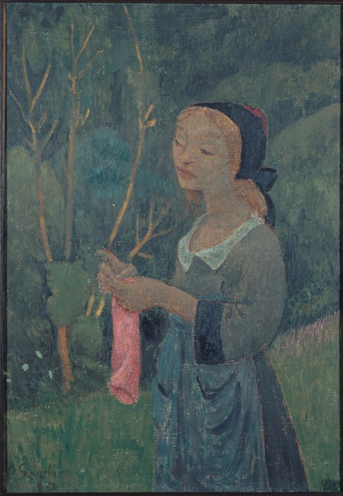 Girl with a Pink Stocking od Paul Serusier