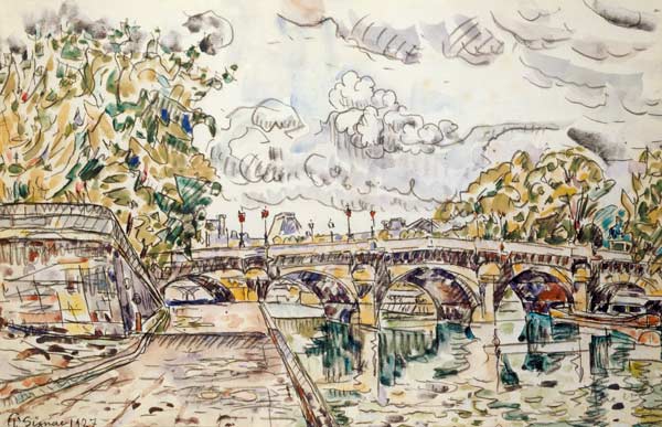 The Pont Neuf, Paris od Paul Signac