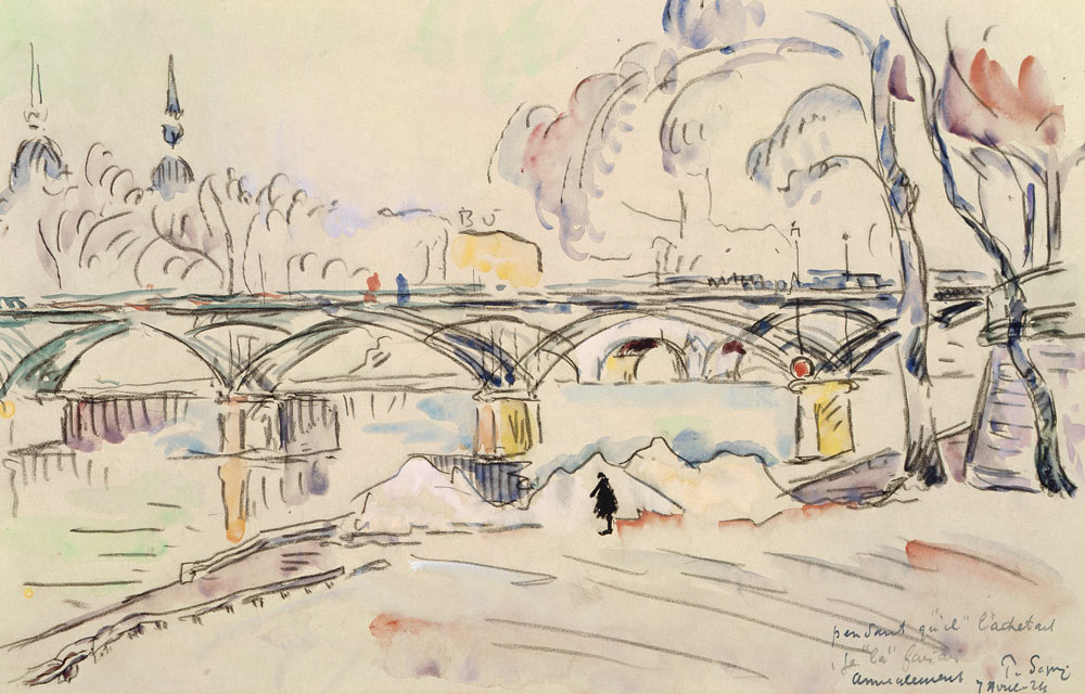 The Pont des Arts od Paul Signac