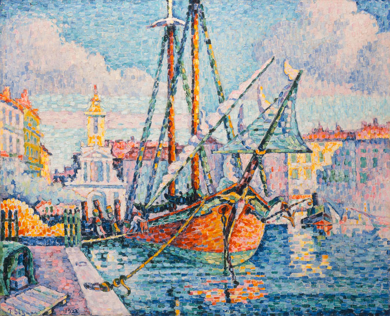The Port, 1923 (oil on canvas) od Paul Signac