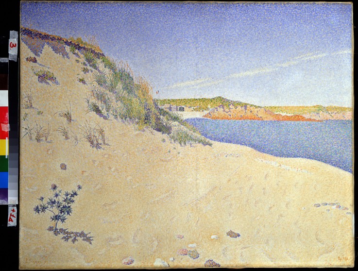 The Beach at Saint-Briac. Op. 212 (Sandy seashore) od Paul Signac