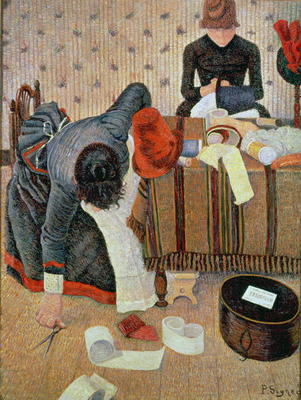 The Milliner, 1885 od Paul Signac