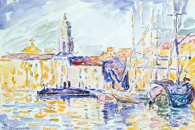 The Harbour at St. Tropez, c.1905 (w/c on paper)