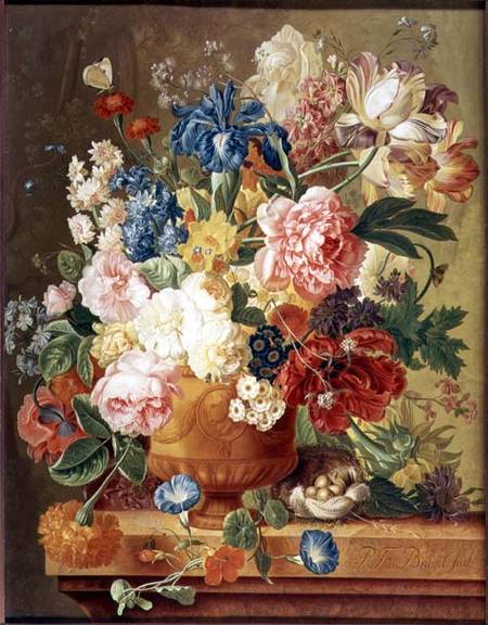 Flowers in a Vase od Paul Theodor van Brussel
