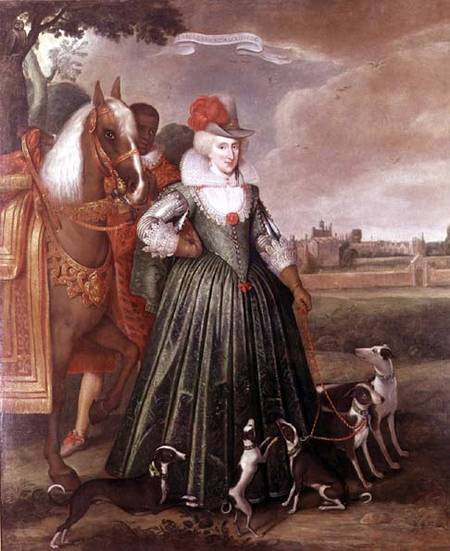 Anne of Denmark od Paul van Somer