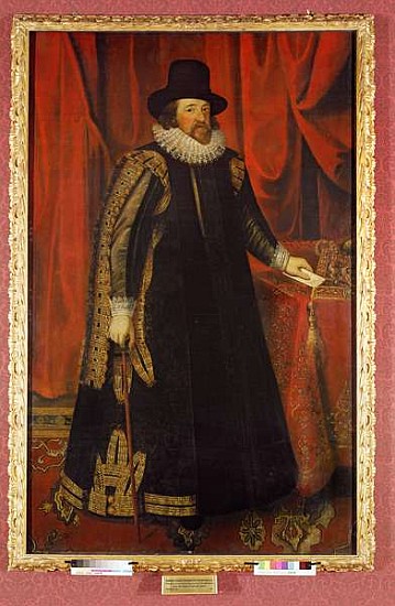 Sir Francis Bacon (1561-1626) Viscount of St. Albans od Paul van Somer