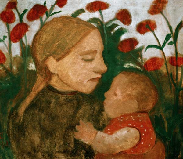 Girl and child od Paula Modersohn-Becker