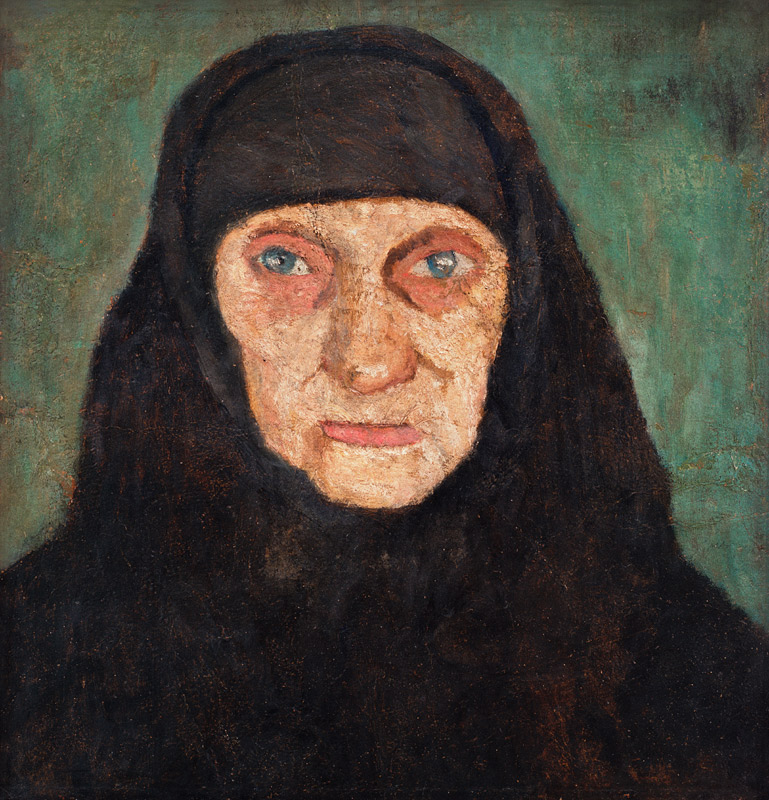 Head of Old Woman od Paula Modersohn-Becker