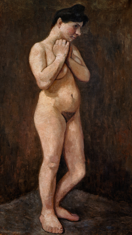 Standing Female Nude od Paula Modersohn-Becker