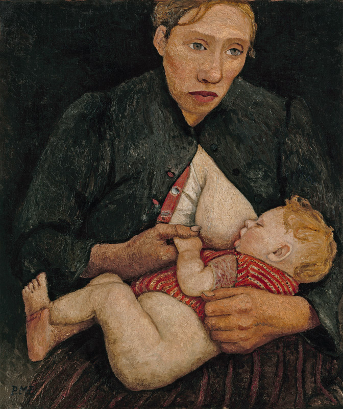 Suckling Mother od Paula Modersohn-Becker
