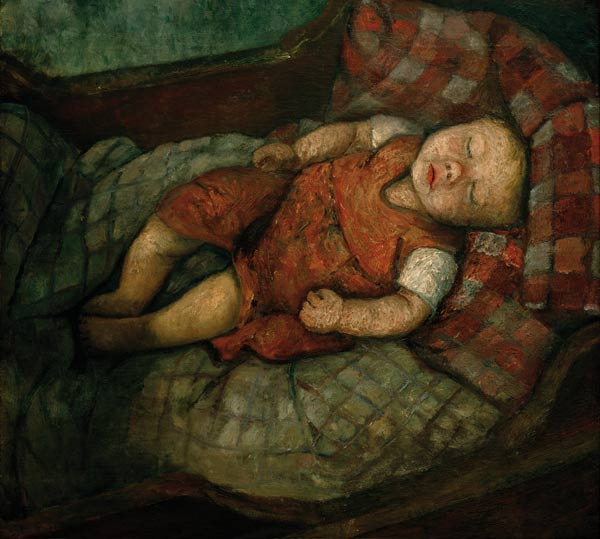 Schlafendes Kind od Paula Modersohn-Becker