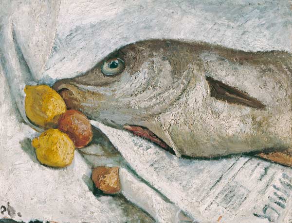 Stillleben mit Fisch od Paula Modersohn-Becker