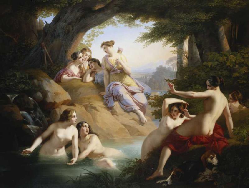 Diana und Nymphen beim Bade