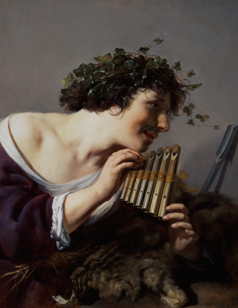 Pan Playing his Pipes od Paulus Moreelse
